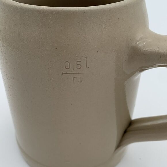 Vintage German stoneware beer stine mug Lowenbrauerei Wasseralfingen Seit 1864 - Picture 6 of 9